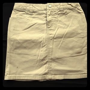 Lands End Khaki skort
